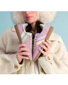 Baskets en cuir Pastel Candy multicolores