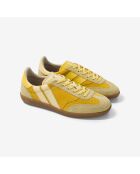 Baskets en cuir Lemon Fizz jaune