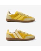 Baskets en cuir Lemon Fizz jaune