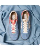 Baskets en cuir Sky Sorbet orange/bleu