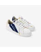 Baskets en cuir Le Petit Prince vert/bleu