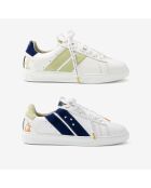 Baskets en cuir Le Petit Prince vert/bleu