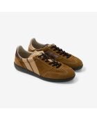Baskets en cuir Triple Cacao blanches