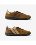 Baskets en cuir Triple Cacao blanches