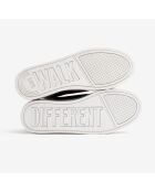 Baskets en cuir Saint James bleu/noir