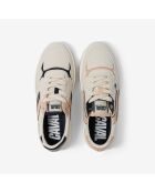 Baskets en cuir Midnight Bloom multicolores