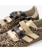 Baskets en cuir Leo Queen multicolores
