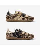 Baskets en cuir Leo Queen multicolores