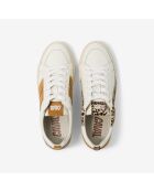 Baskets en cuir Leo Shade marron