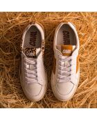 Baskets en cuir Leo Shade marron