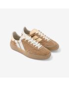 Baskets en cuir Choco Latte beige/blanc