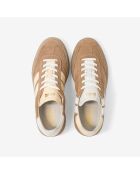 Baskets en cuir Choco Latte beige/blanc