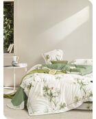 Set copripiumino bifacciale stampato + 2 federe con volant piatto trapuntato - 260x240 cm/2x (65x65 cm)
