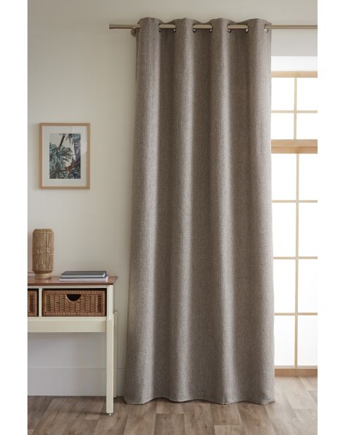 Tenda + 8 occhielli in ghiaia - 140x240 cm