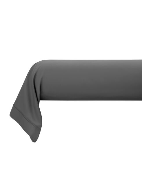 Taie de traversin Prestige graphite - 45x185 cm