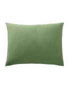 Federa per cuscino in garza di cotone verde oliva - 50x70 cm