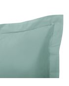 Federa in percalle celadon