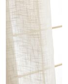 Verstellbarer Vorhang mit 8 Sandclips, 140 x 270 cm