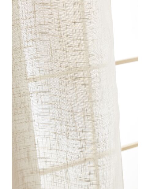 Verstellbarer Vorhang mit 8 Sandclips, 140 x 270 cm