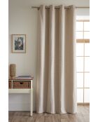 Tenda + 8 occhielli tortora - 140x240 cm