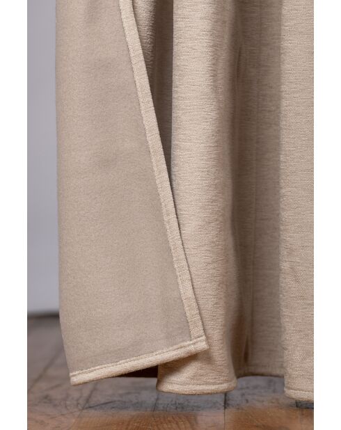 Tenda + 8 occhielli tortora - 140x240 cm
