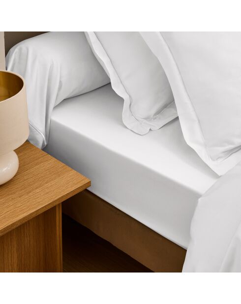 Taie de traversin Prestige blanc - 45x185 cm