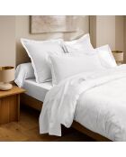 Taie de traversin Prestige blanc - 45x185 cm