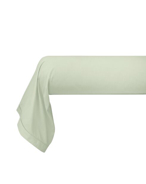 Taie de traversin Percale vert d'eau - 45x185 cm