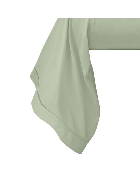 Taie de traversin Percale vert d'eau - 45x185 cm