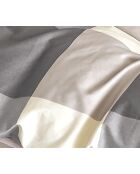 Set copripiumino bifacciale stampato + 2 federe con volant piatto trapuntato - 240x220 cm/2x (65x65 cm)