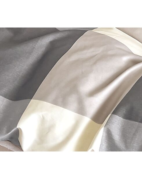 Set copripiumino bifacciale stampato + 2 federe con volant piatto trapuntato - 240x220 cm/2x (65x65 cm)