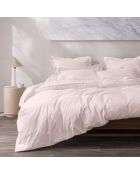 Housse de couette Percale rose - 260x240 cm