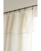 Verstellbarer Vorhang mit 8 Sandclips, 140 x 270 cm