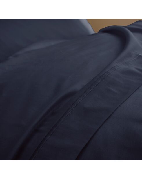 Drap Plat Prestige bleu velours