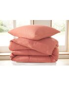 Funda de almohada de gasa de algodón rubor, 50 x 70 cm