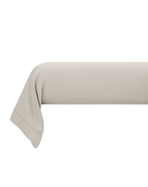 Taie de traversin Prestige sable - 45x185 cm