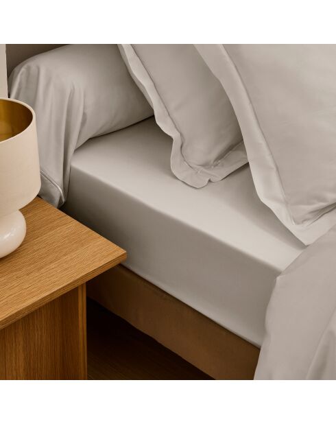 Taie de traversin Prestige sable - 45x185 cm