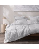Housse de couette Percale perle - 240x220 cm