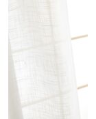 Verstellbarer Vorhang mit 8 elfenbeinfarbenen Clipringen — 140 x 270 cm