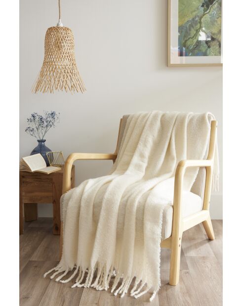 Plaid Melia avorio - 130x170 cm