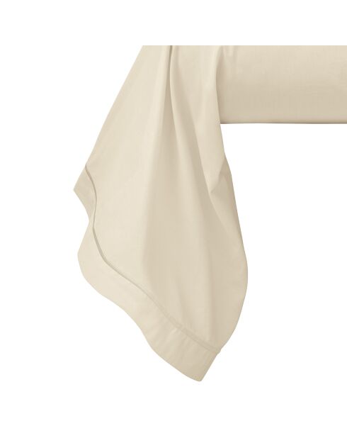 Taie de traversin Percale ivoire - 45x185 cm