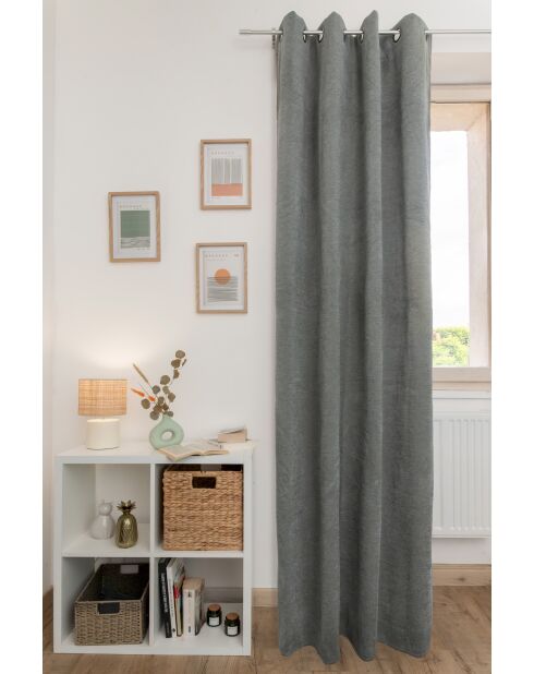 Tenda + 8 occhielli kaki - 140x240 cm