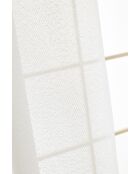 Verstellbarer Vorhang mit 8 elfenbeinfarbenen Clipringen — 140 x 270 cm
