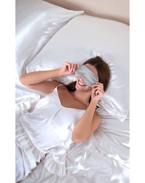 Maschera per dormire in argento