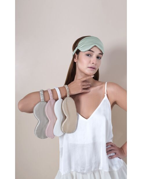 Maschera per dormire in argento