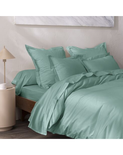 Housse de couette Percale celadon - 260x240 cm