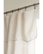 Verstellbarer Vorhang mit 8 Sandclips, 140 x 270 cm