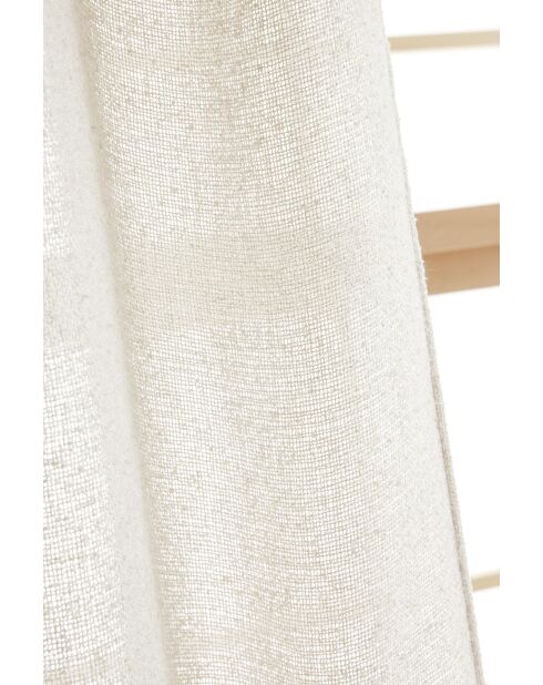 Verstellbarer Vorhang mit 8 Sandclips, 140 x 270 cm