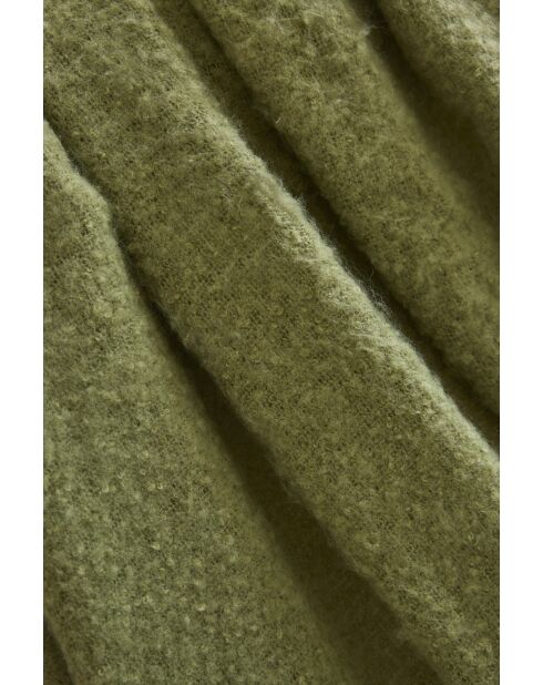 Plaid verde oliva Melia - 130x170 cm