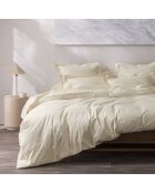 Housse de couette Percale ivoire - 240x220 cm